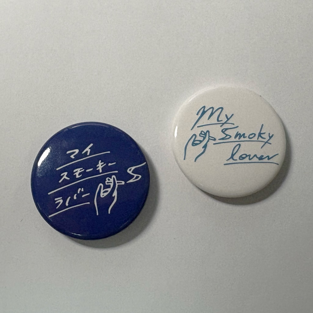 ロゴ缶バッジ　2種セット