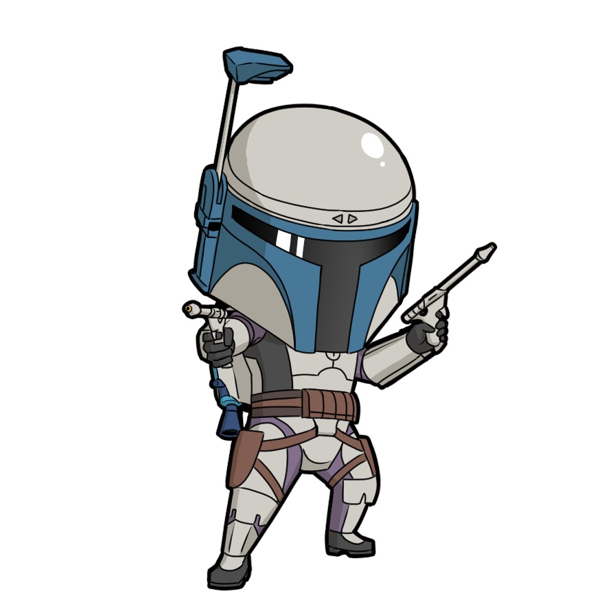 Acrylic Charm (Boba, Jango)