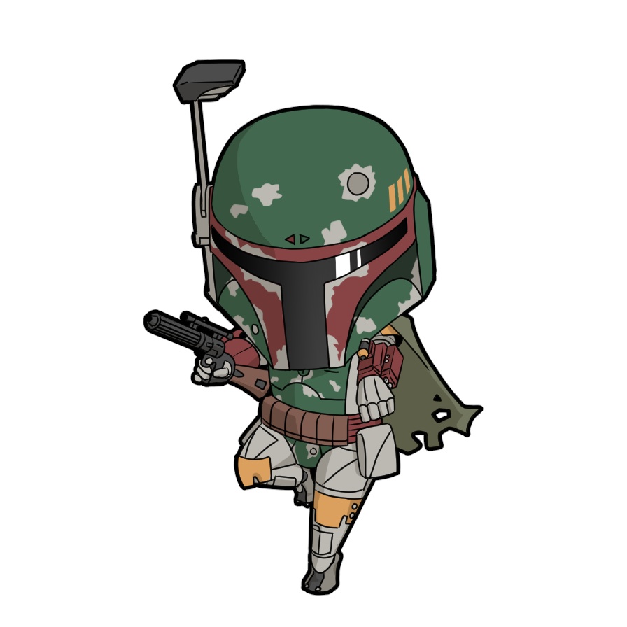 Acrylic Charm (Boba, Jango)
