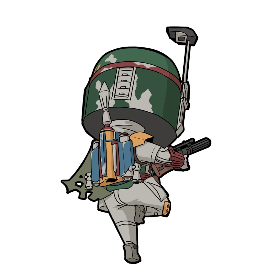 Acrylic Charm (Boba, Jango)