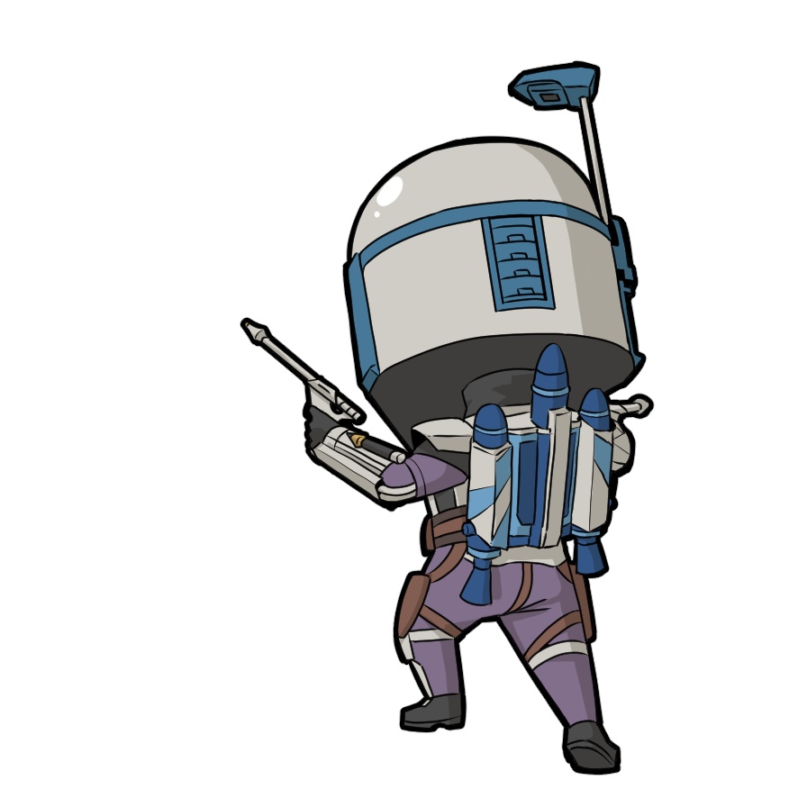 Acrylic Charm (Boba, Jango)