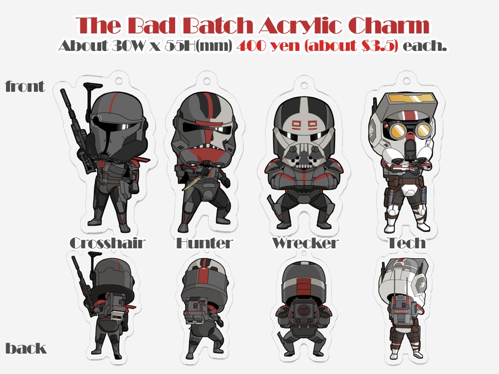 Acrylic Charm (Clone Trooper)