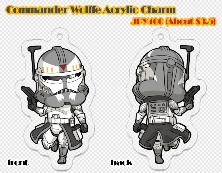 Acrylic Charm (Clone Trooper)