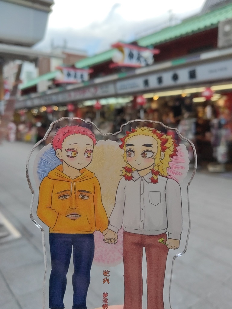 花火1周年記念 花火カップルアクリルスタンド