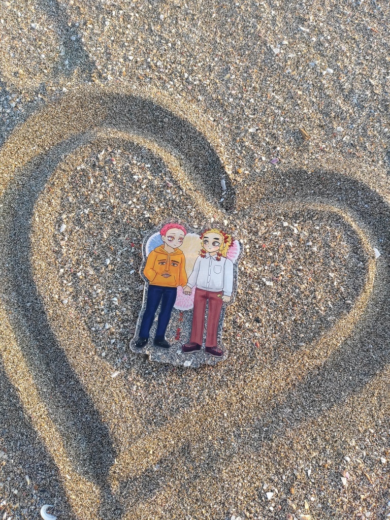 花火1周年記念 花火カップルアクリルスタンド