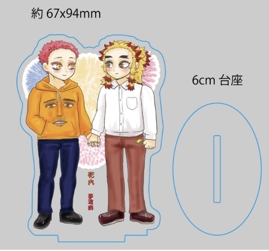 花火1周年記念 花火カップルアクリルスタンド