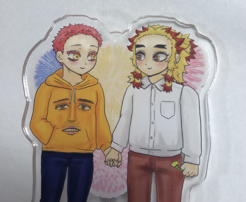 花火1周年記念 花火カップルアクリルスタンド