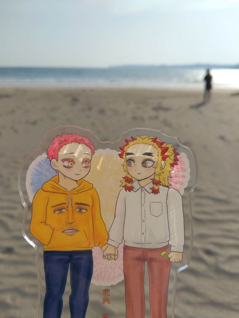 花火1周年記念 花火カップルアクリルスタンド