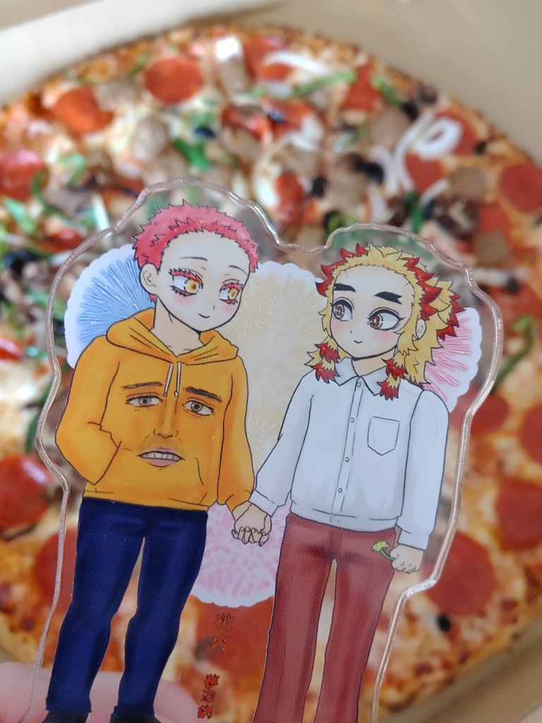 花火1周年記念 花火カップルアクリルスタンド