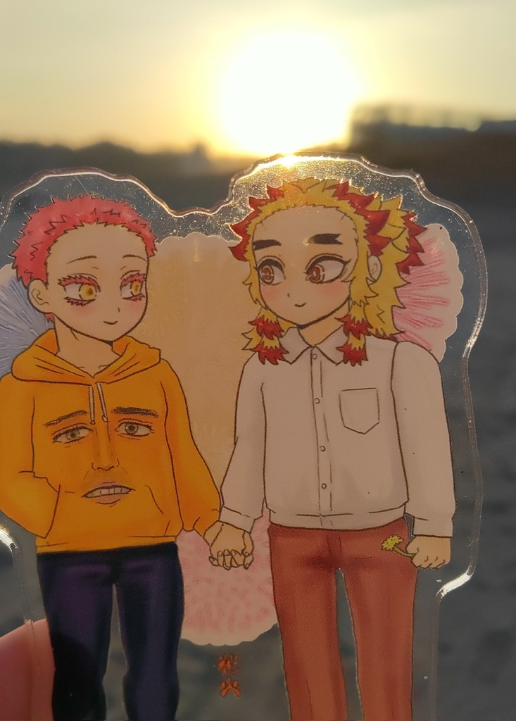 花火1周年記念 花火カップルアクリルスタンド