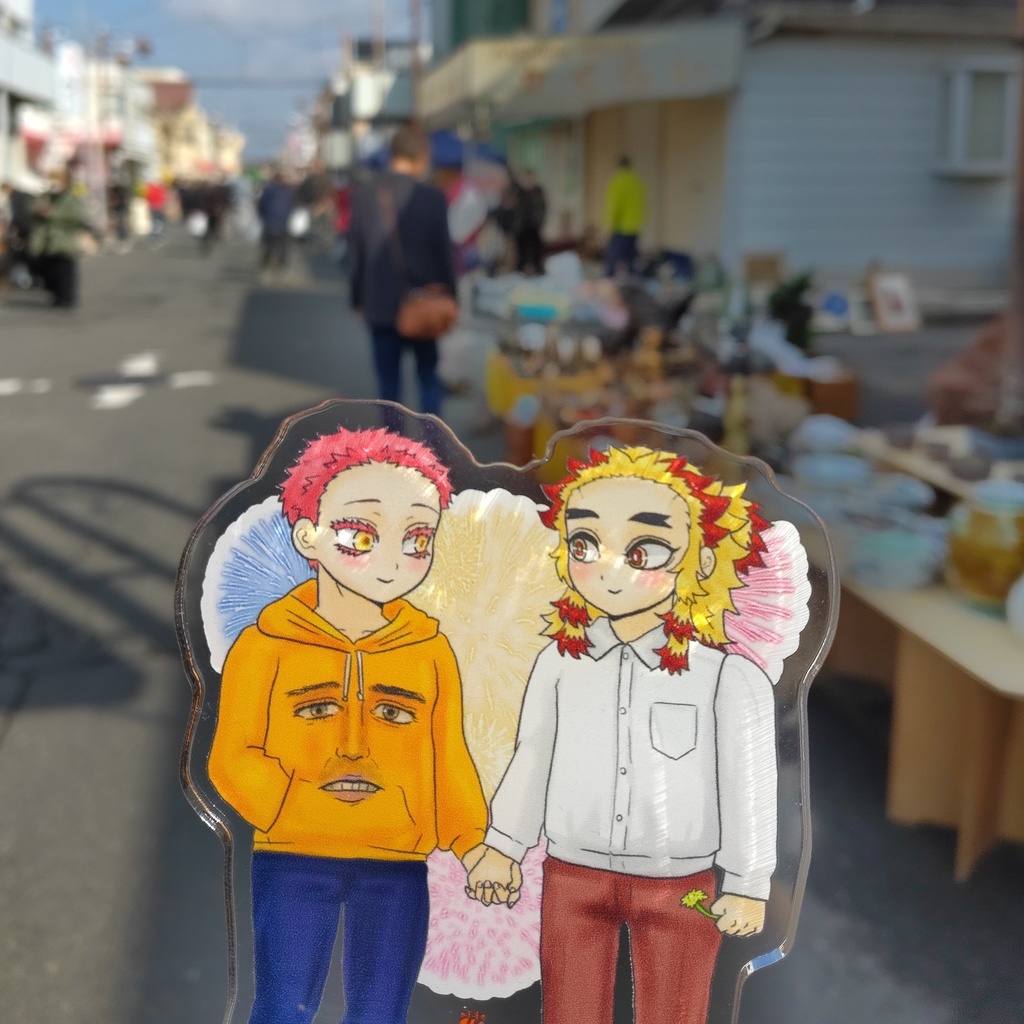 花火1周年記念 花火カップルアクリルスタンド