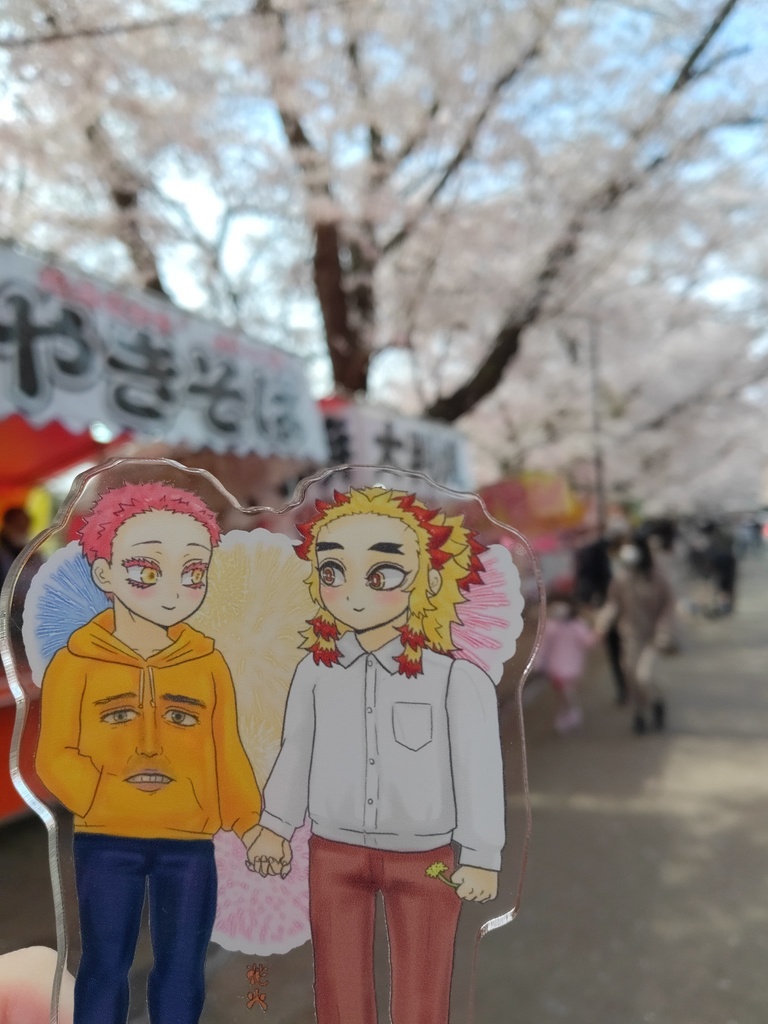 花火1周年記念 花火カップルアクリルスタンド