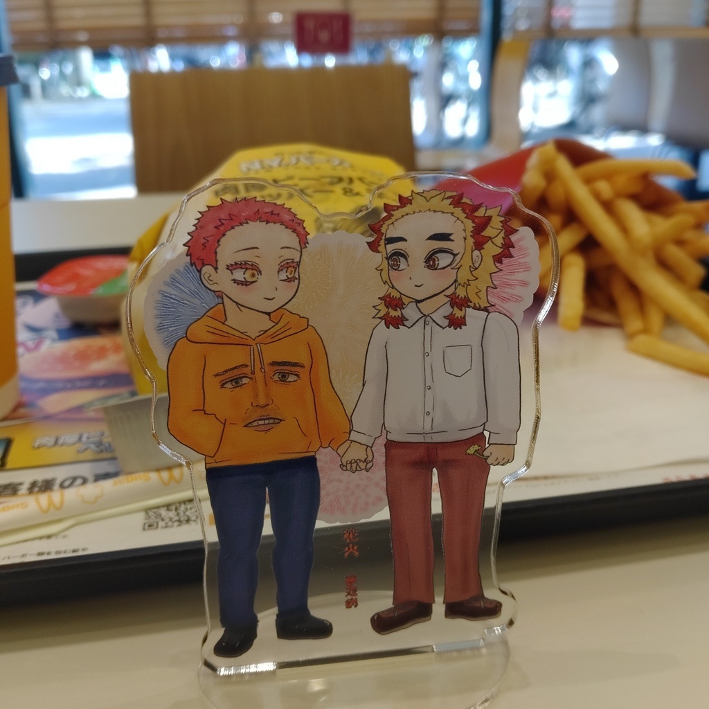 花火1周年記念 花火カップルアクリルスタンド