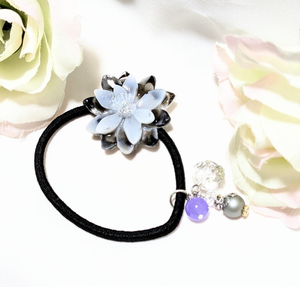 【スタゼノ】レジン　ヘアアクセサリー　