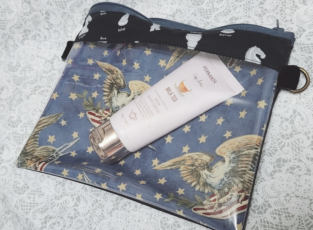 【スタゼノ】クリアポーチ 2wayフラット