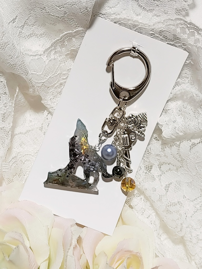 【スタンリー】　バッグチャーム　レジン　狼型