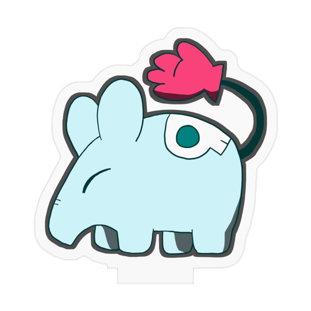 バク弾のアクリルフィギュア