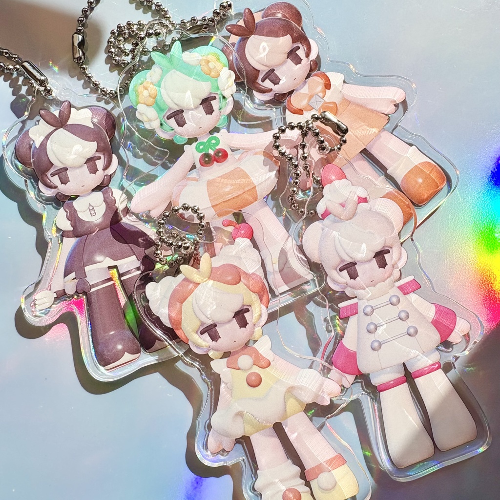 ありすの Sweet Wardrobe 両面アクリルキーホルダー