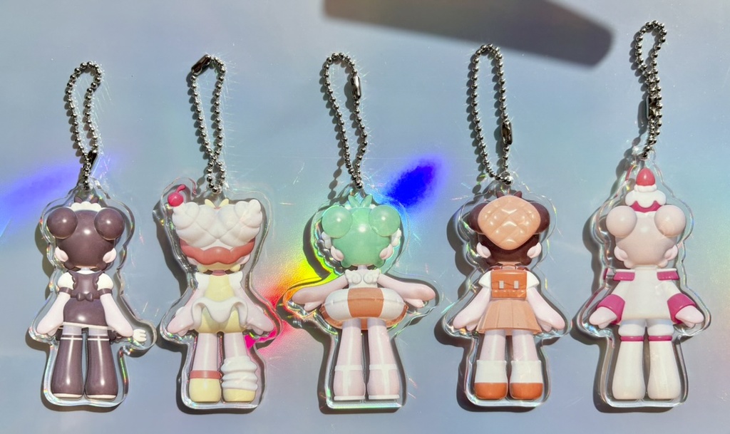 ありすの Sweet Wardrobe 両面アクリルキーホルダー