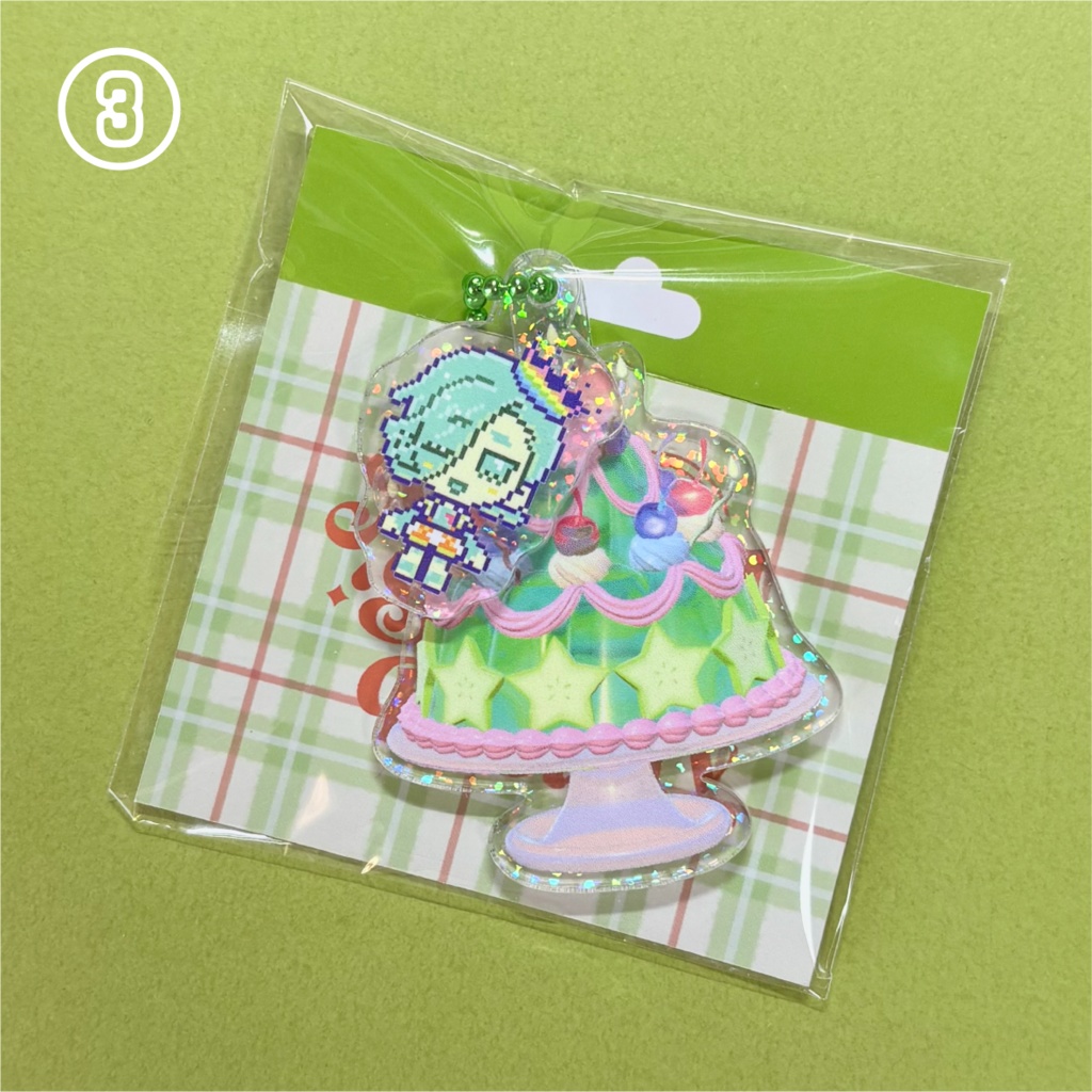 ドット&ゼリーアクキー