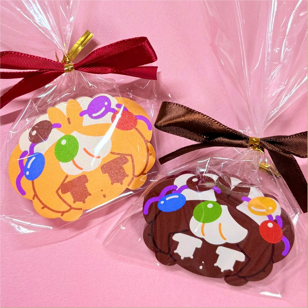 クッキー風アクリルバッジ&クリップ