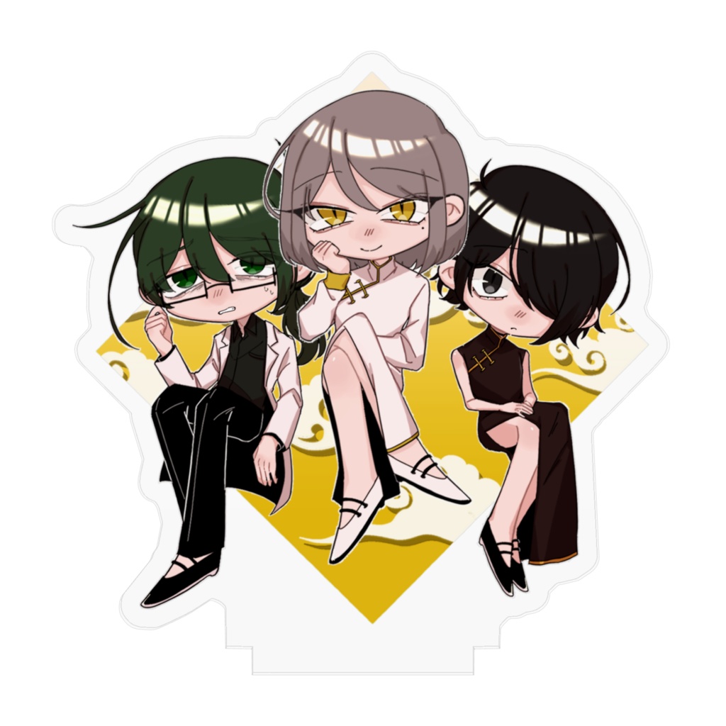 アクリルスタンド【许 睿(シュイ・ルイ) × 高 诗涵(ガオ・シーハン) × 娄 劉帆(ロウ・リュウホ)】