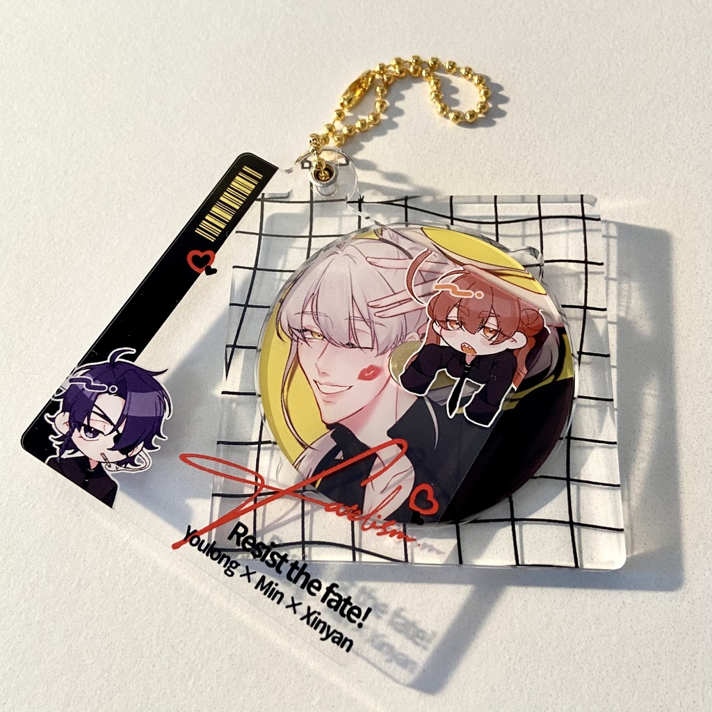 CDアクリルキーホルダー【ユウロン × ミン × シンヤン】