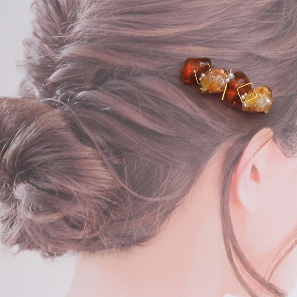 原神 キャラモチーフ イメージ ヘアクリップ 鍾離