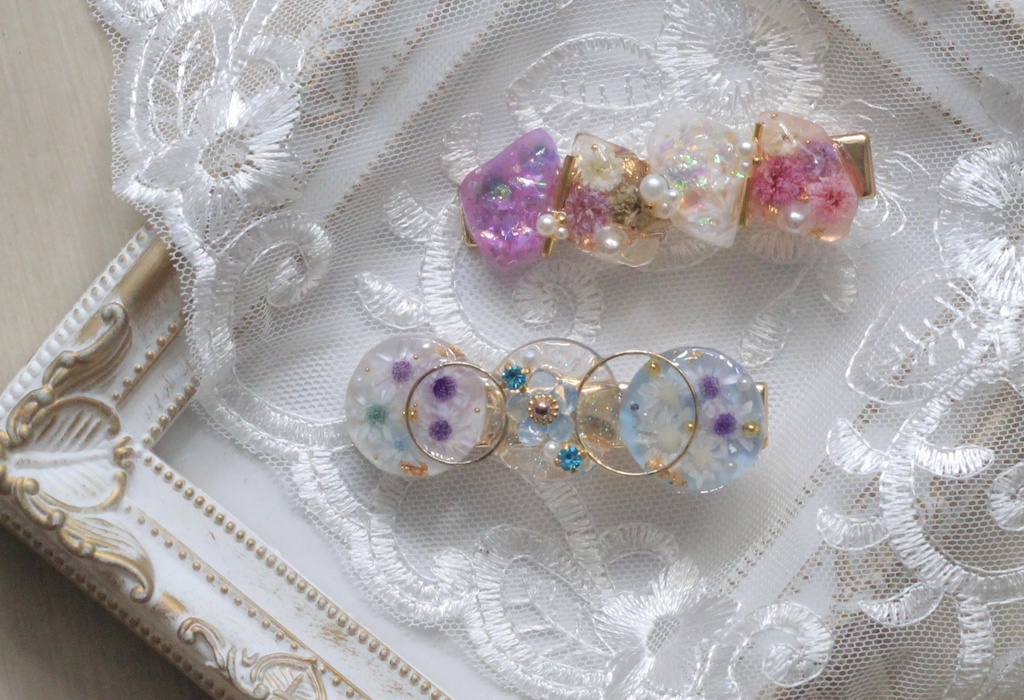 原神 キャラモチーフ イメージ ヘアクリップ 刻晴 蛍(旅人)