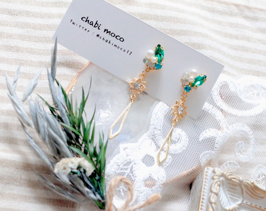 原神 魈 イメージビジューピアス