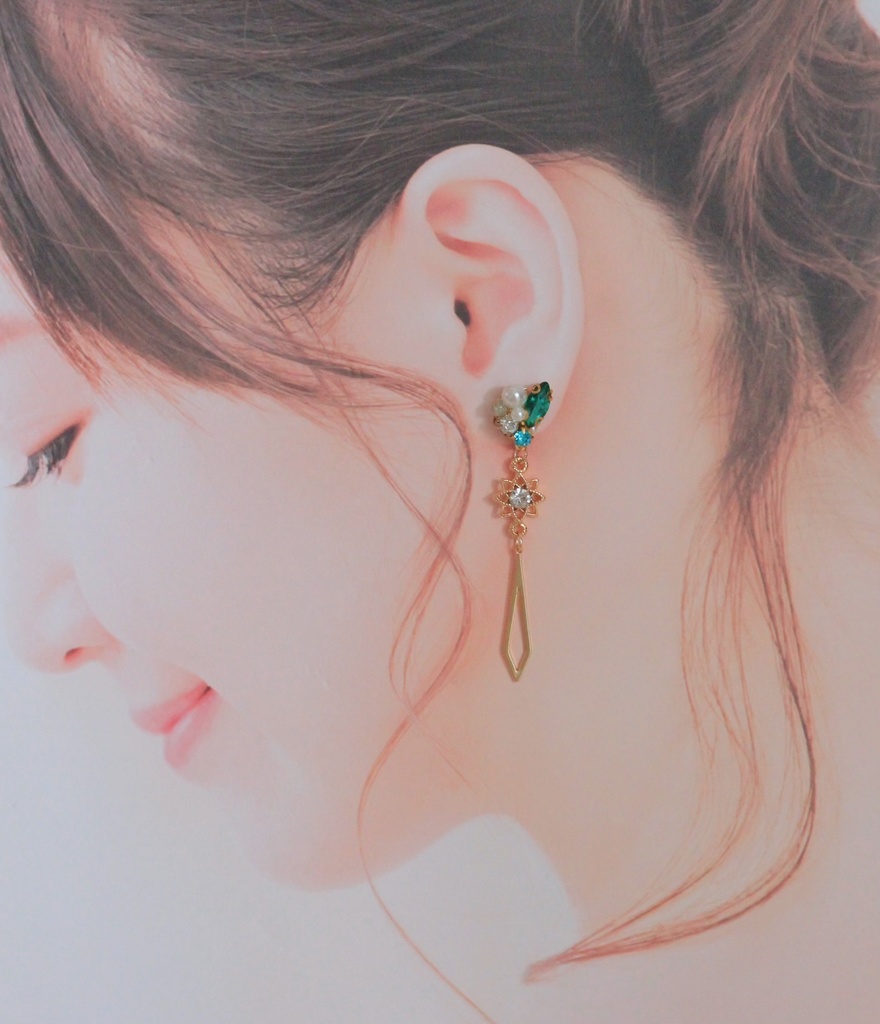 原神 魈 イメージビジューピアス