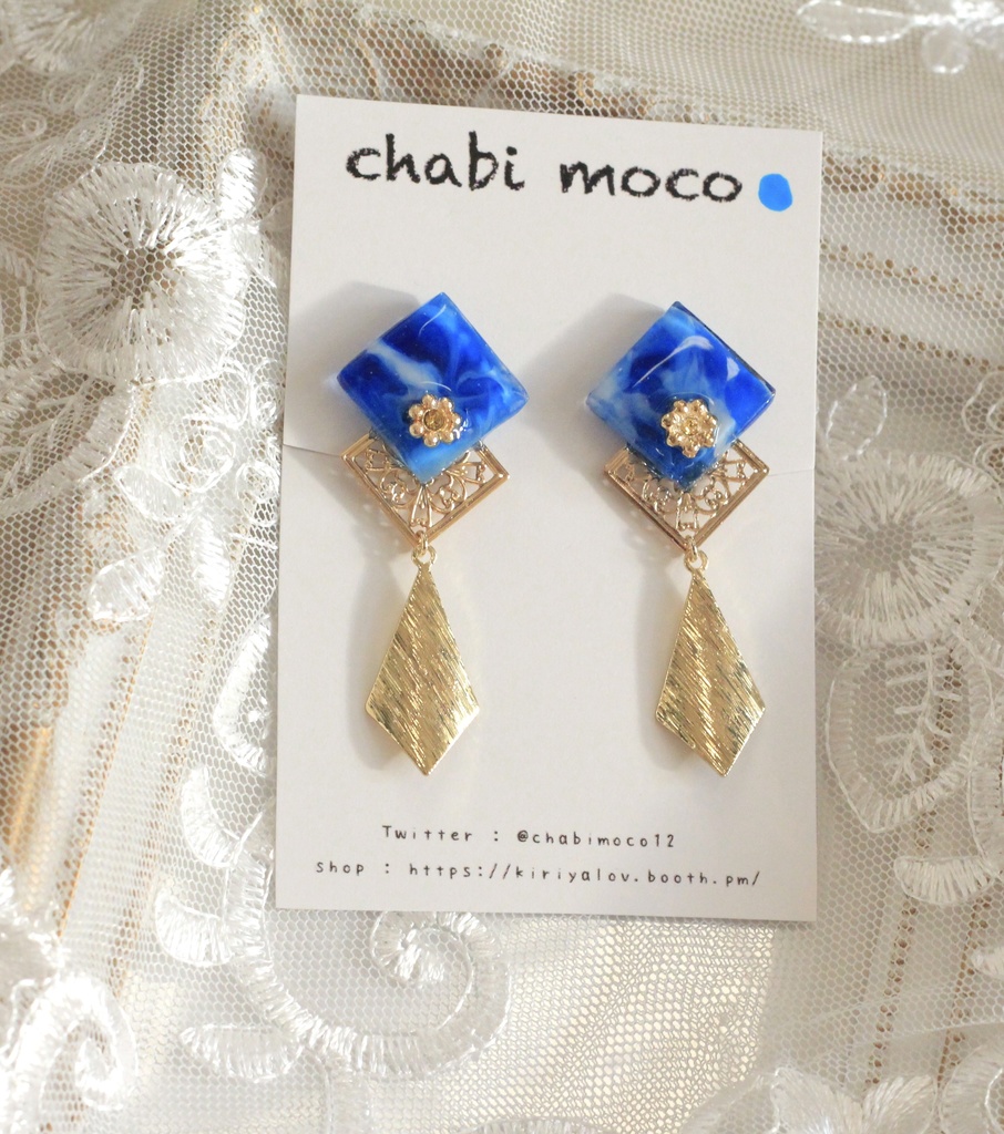 原神 キャラモチーフ イメージ スクエアイヤリング ガイア ディルック