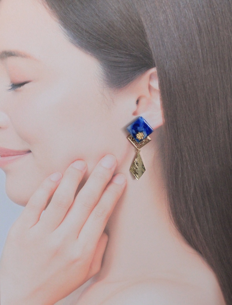 原神 キャラモチーフ イメージ スクエアイヤリング ガイア ディルック