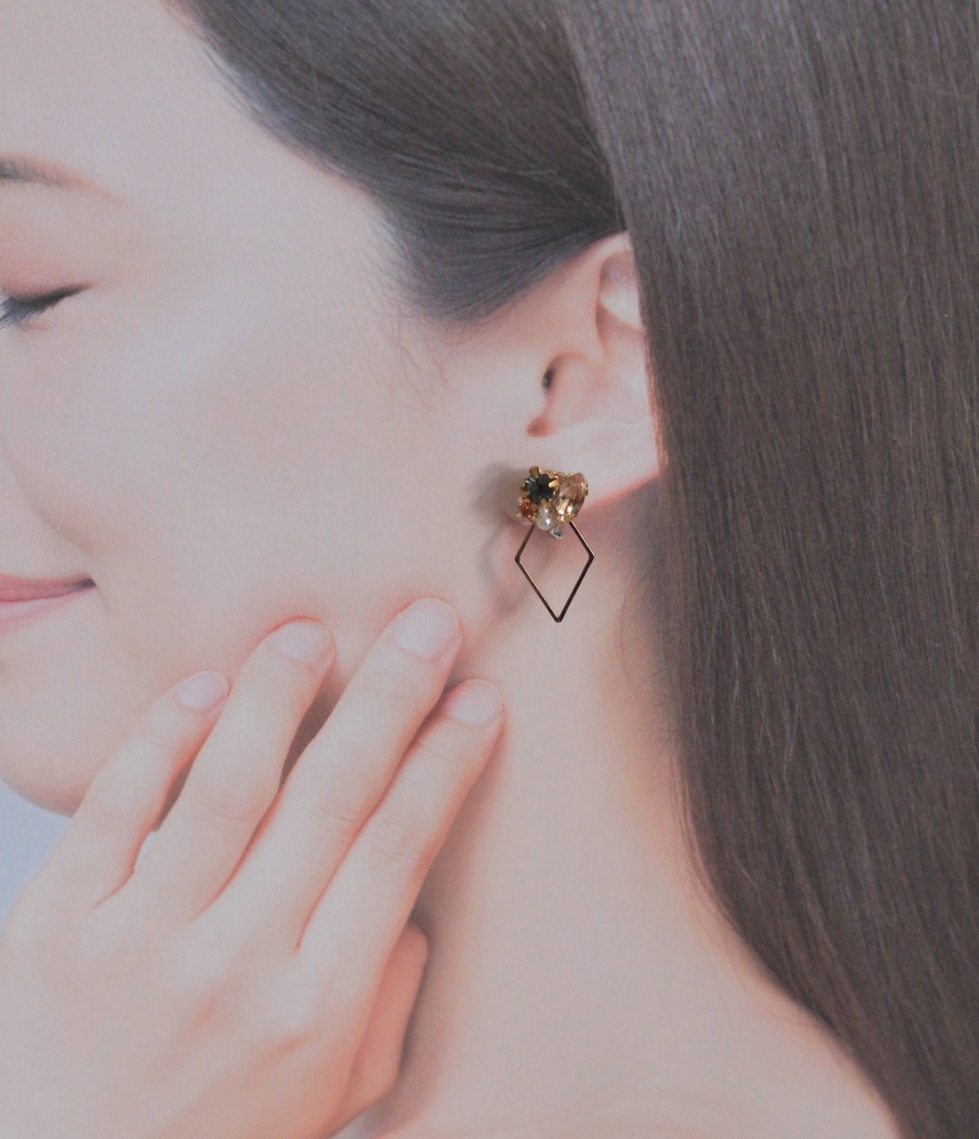 原神イメージ ビジューノンホールピアス