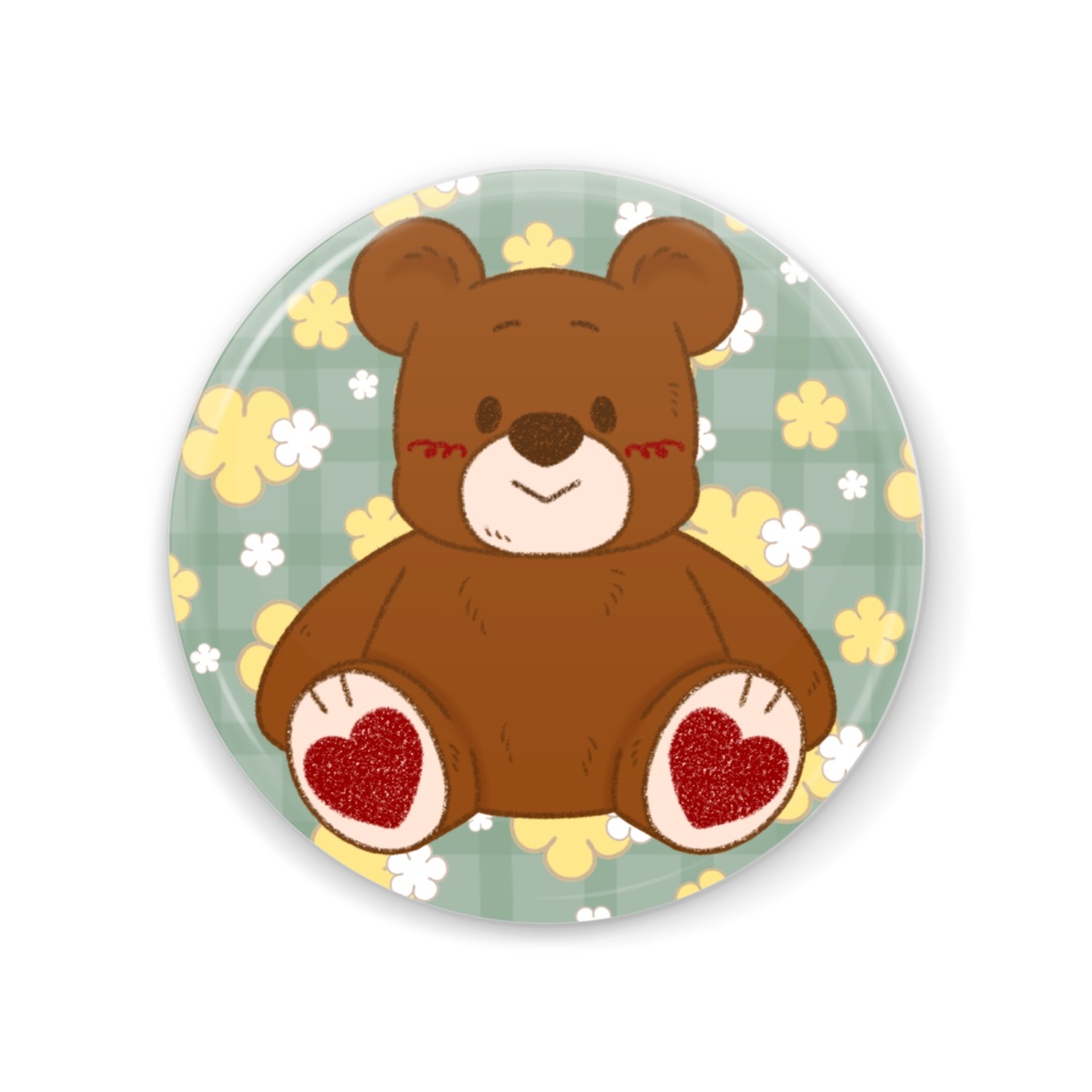 うさぬイ~テディベア~缶ミラー