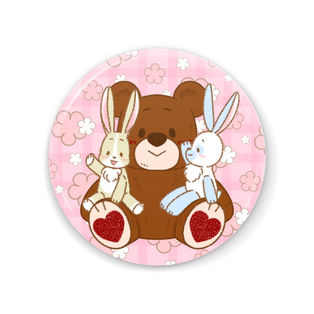 うさぬイ~くまさんと一緒~缶ミラー