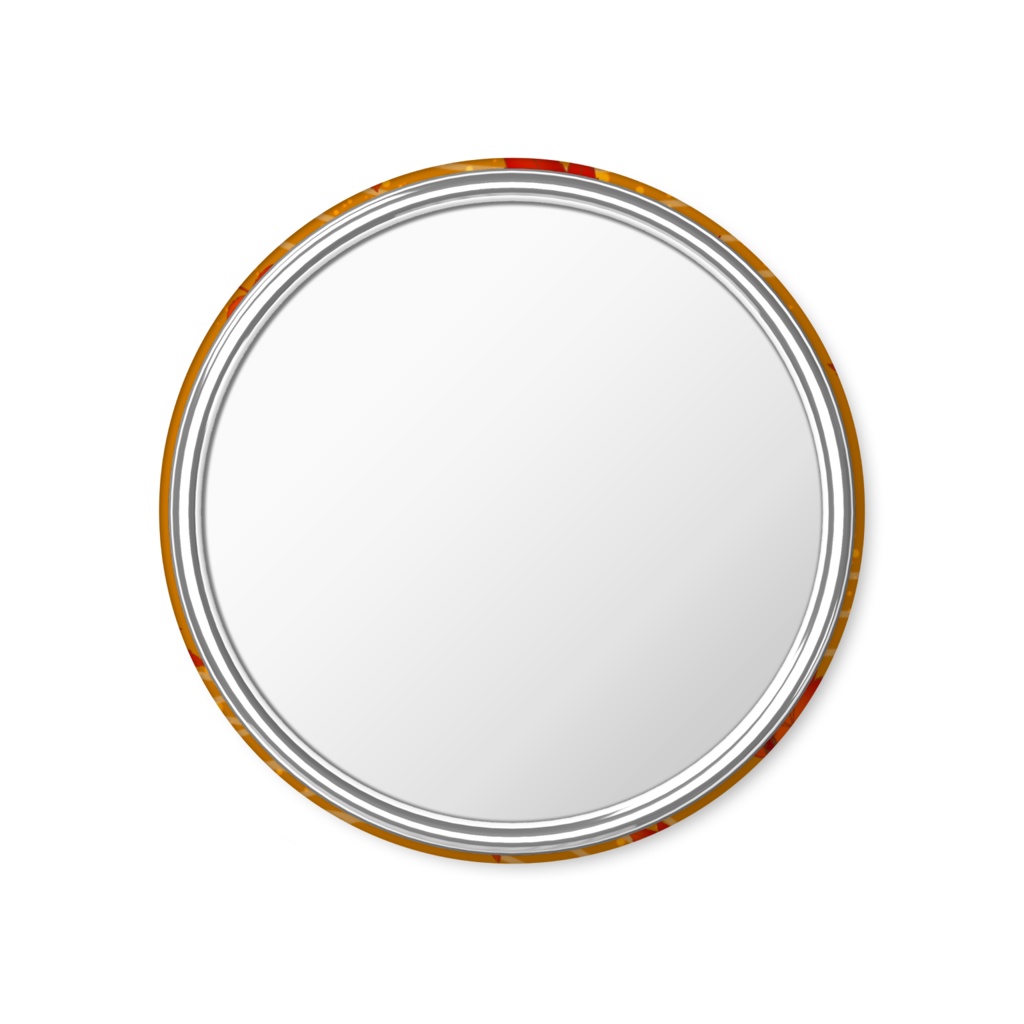 うさぬイ~葉っぱじゅうたん~缶ミラー