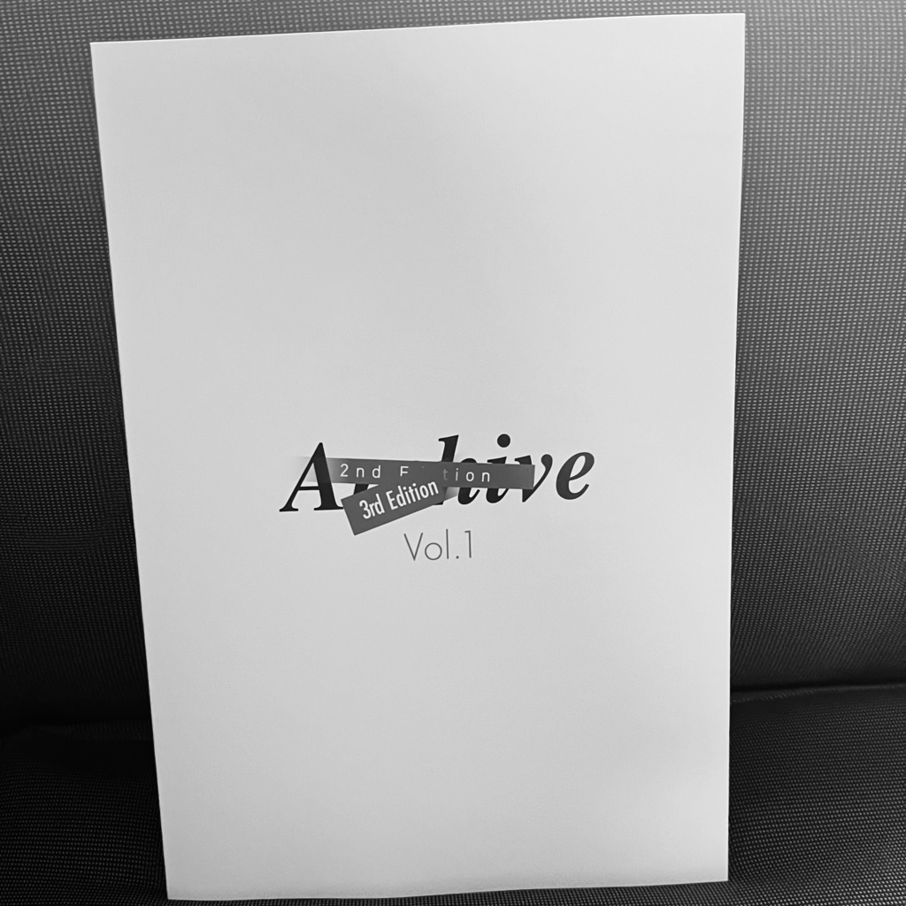 Achive vol.1 3rd "final press" Edition