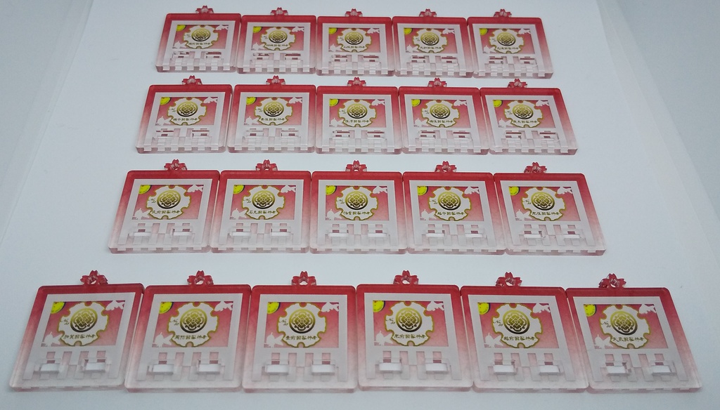 彫り物風審神者アクキー~加州 桜Ver.~