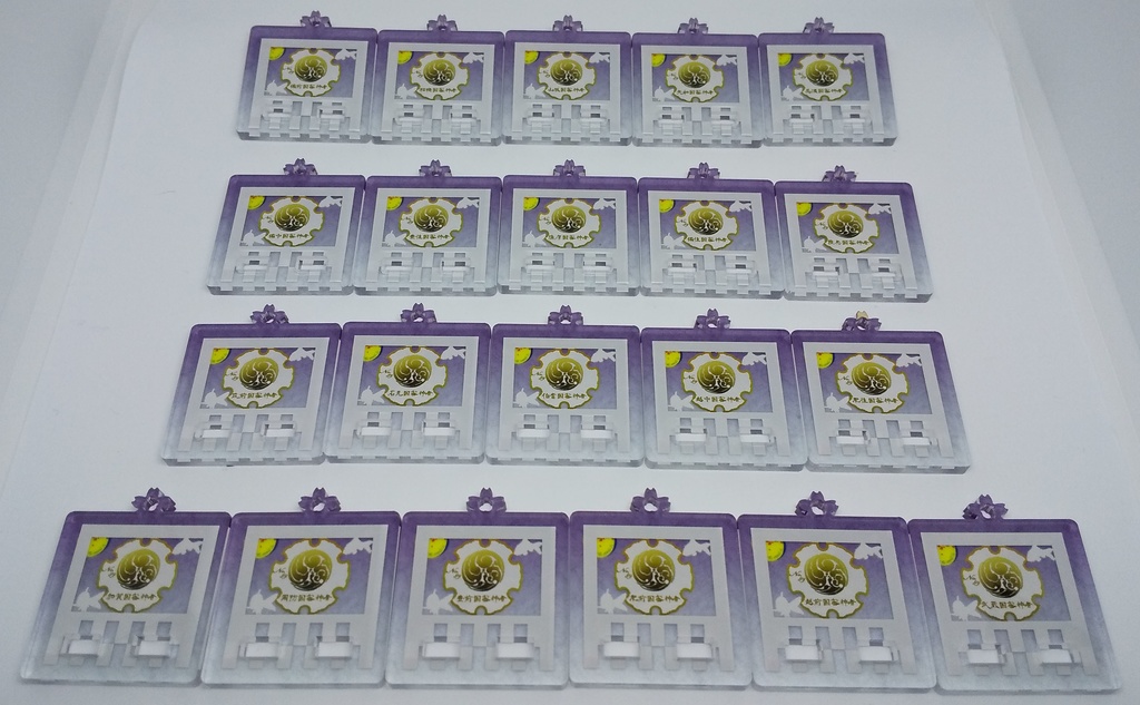 彫り物風審神者アクキー~歌仙 桜Ver.~