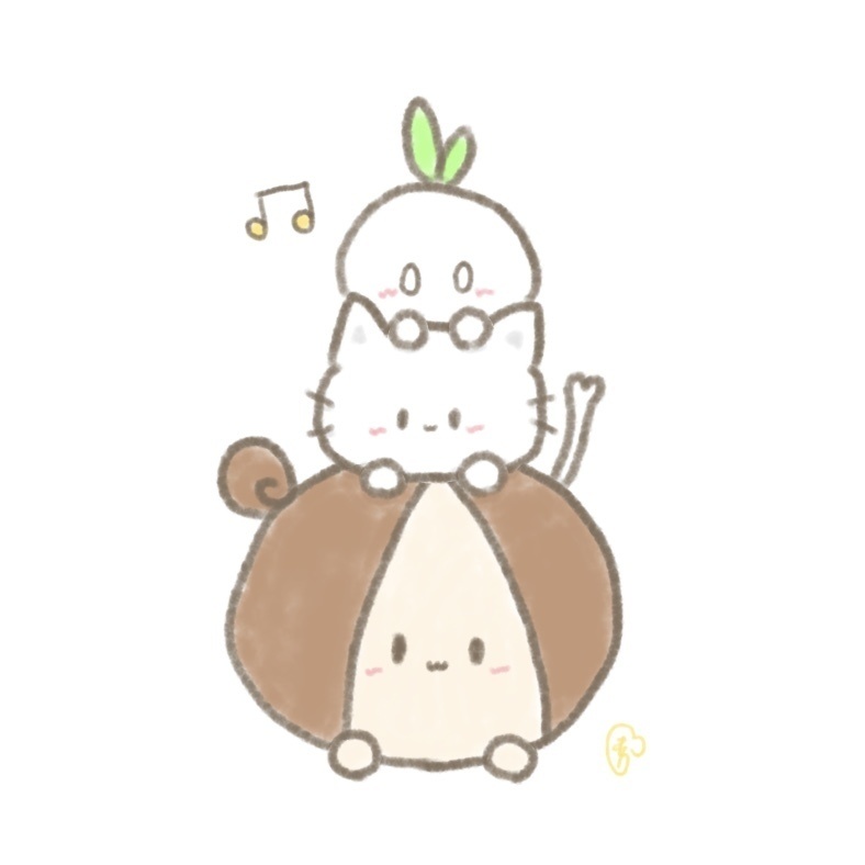 みっちょんキャラクターズステッカー〜なかよし〜