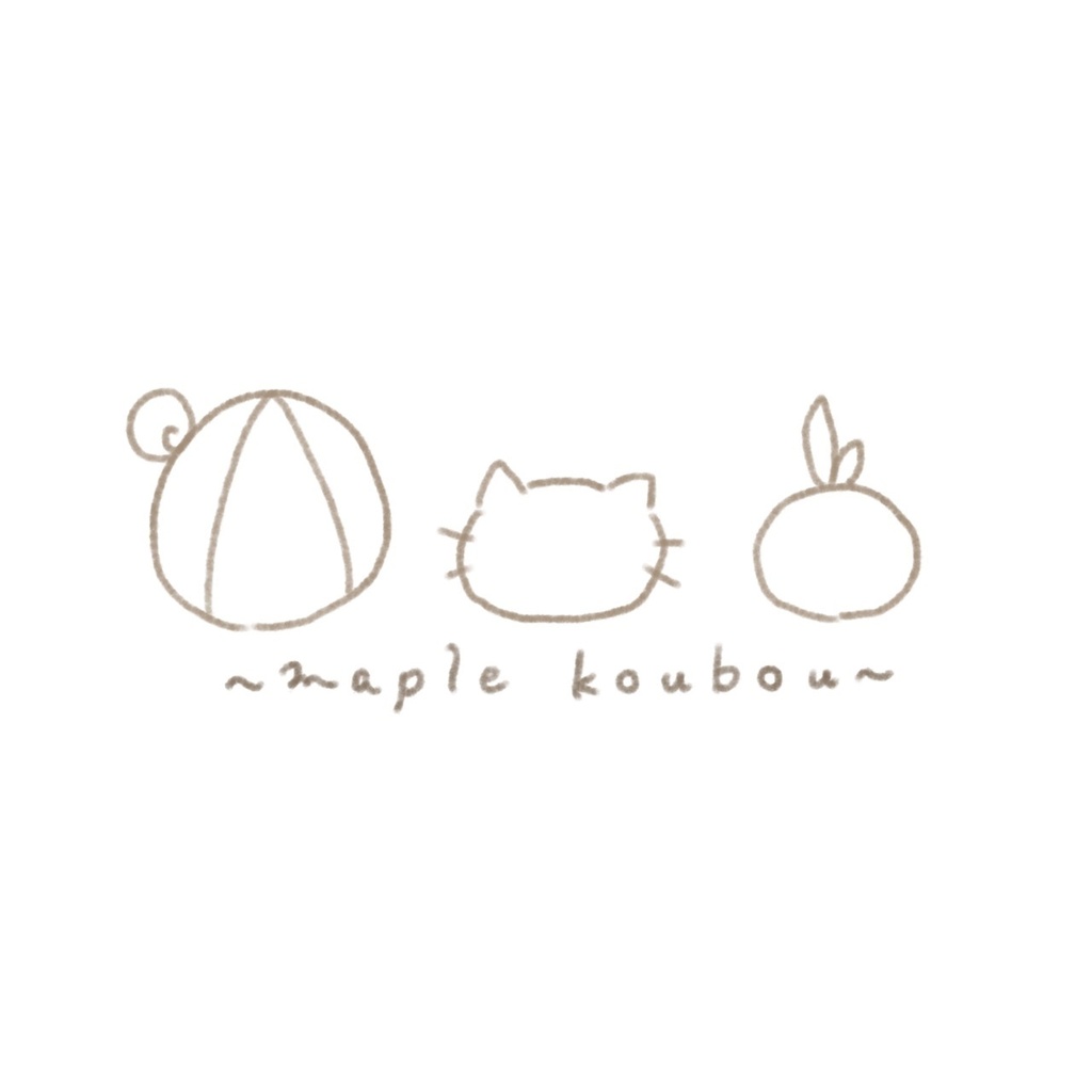 めーぷる工房Tシャツ(中央デザイン)