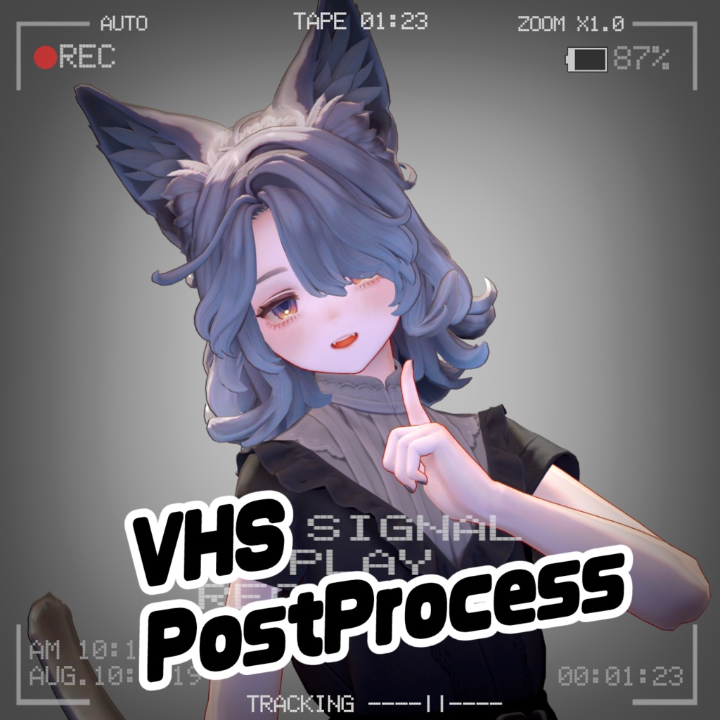 【無料】VHS_PostProcess（Unity撮影用ポストプロセス）