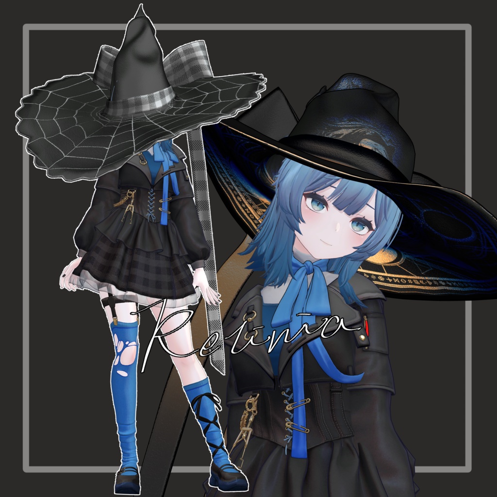 ❢ショップ再開sale❢【VRC想定】魔女の帽子(witch hat)