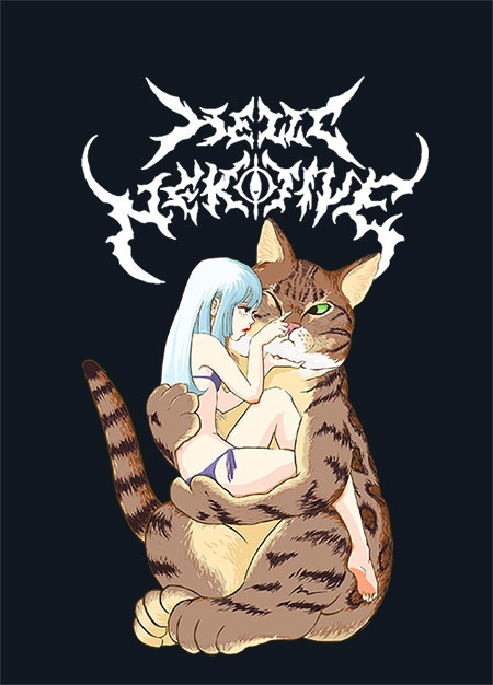 NEKOTIVE 少女と猫 猫型抱き枕 大型ぬいぐるみ 猫 茶トラ ビキニ女子