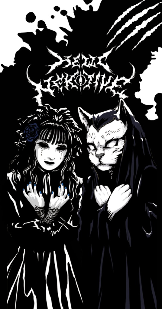 NEKOTIVE-Gothic 表裏一体の魔女【004】iPhone スマホケース