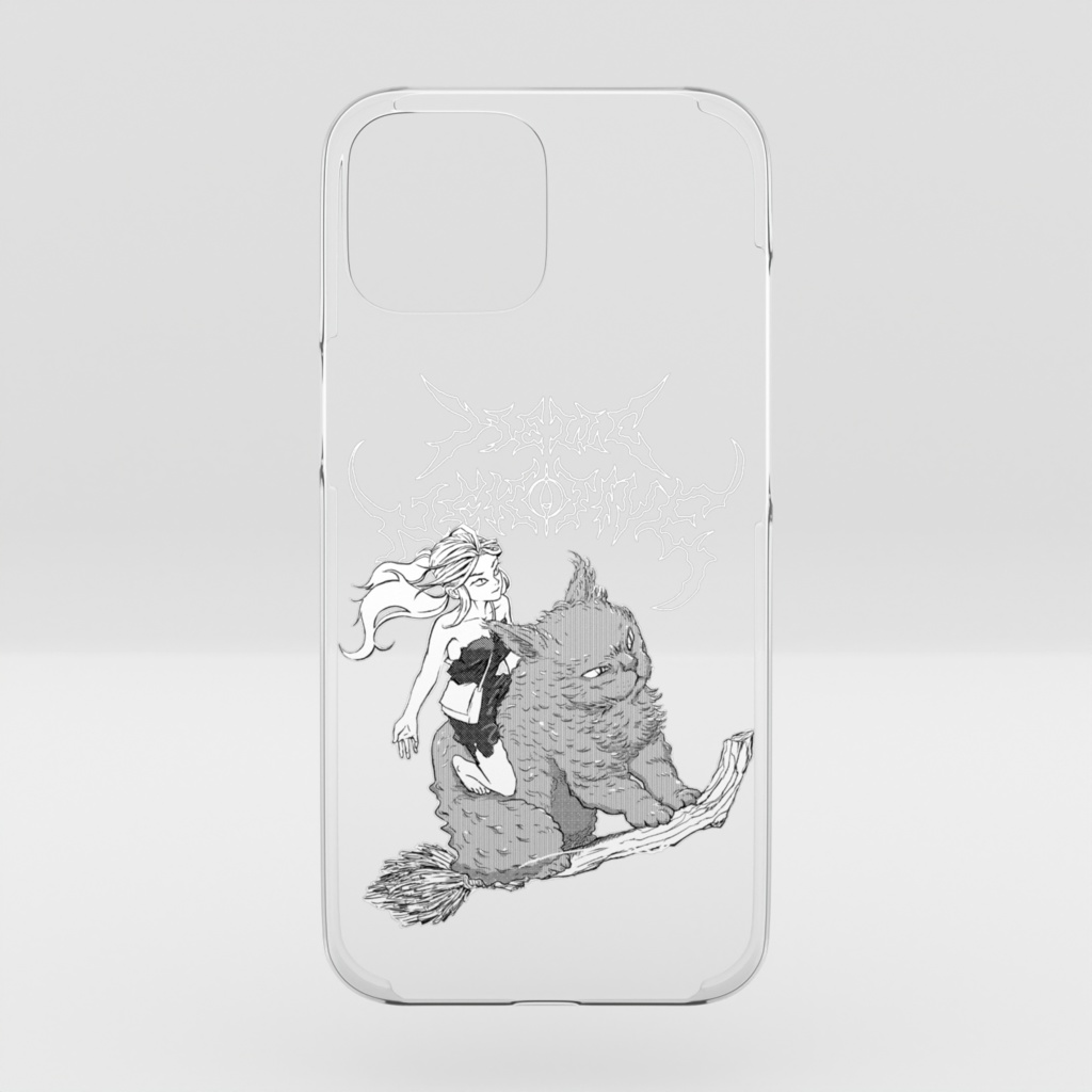 NEKOTIVE-猫と空飛び魔女【011】スマホケース