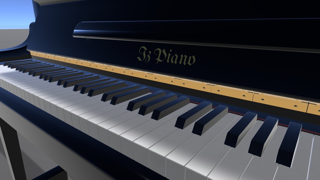 【9/3 Update】IZPiano【演奏できるVRCアセット】