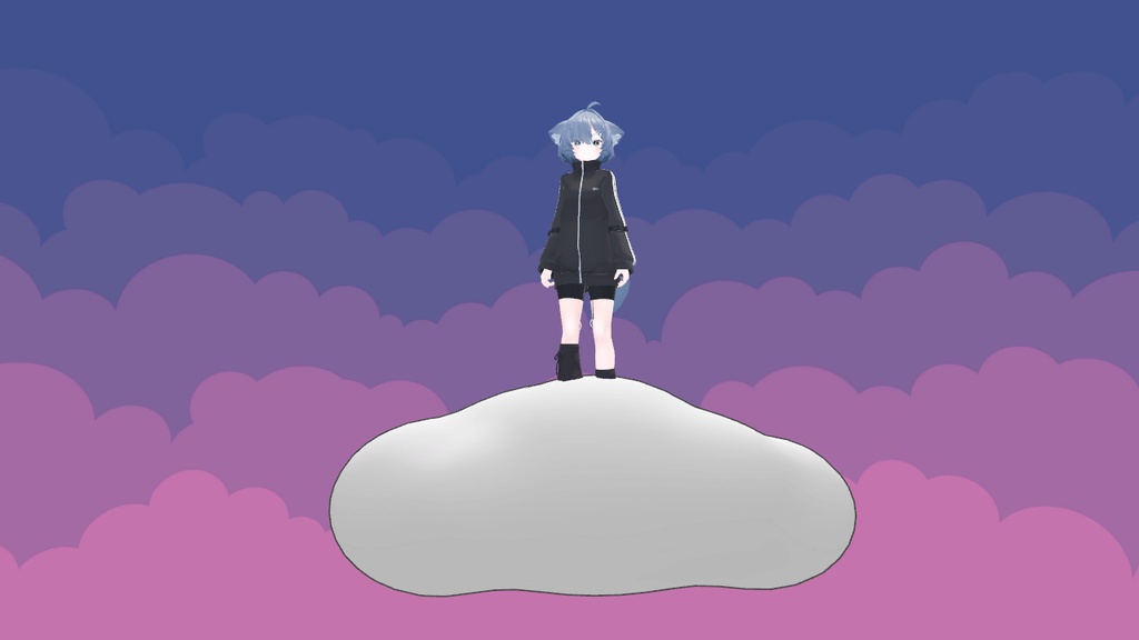 【無料】足元にかわいい雲が出てくるワールドギミック 【Moku Moku Jumpu】