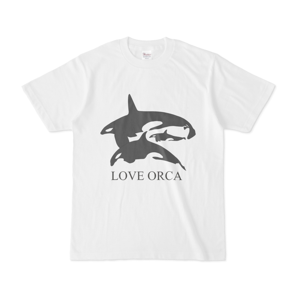 LOVE ORCA Tシャツ 白